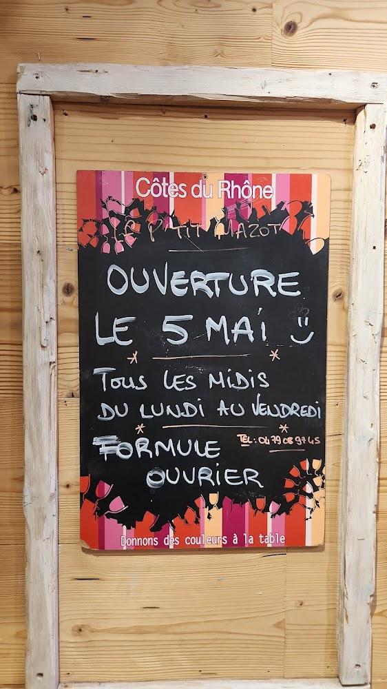 Le P'tit mazot - Menu Image 2